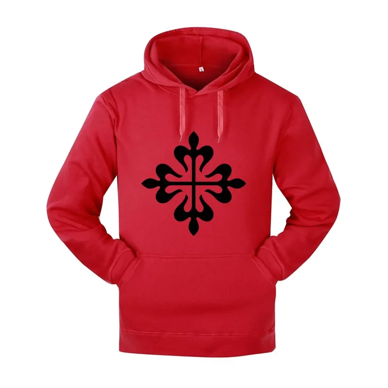 Новая модная брендовая мужская толстовка с капюшоном принтом Мужская Уличная