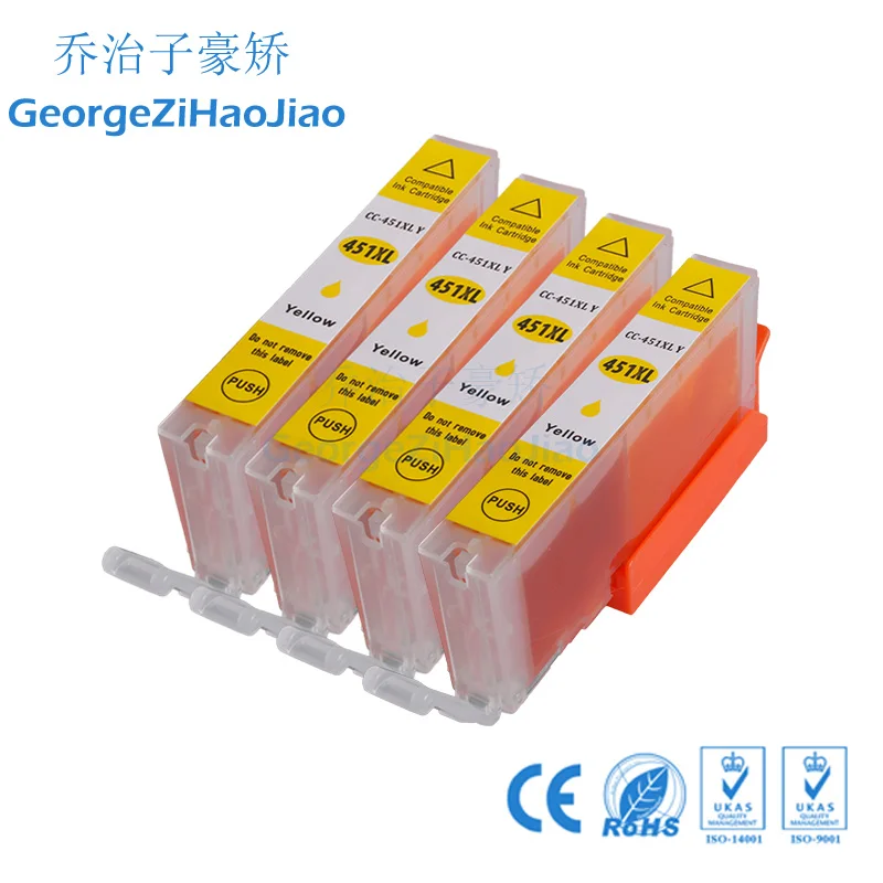 4 шт. 450XL картридж с чернилами Compitalbe для Canon PIXMA IP7240 MG5440 MG5540 MG6440 MG6640 MG5640 IX6840 принтер -