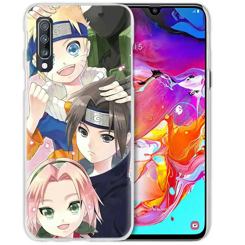 10 Героя аниме «Наруто Какаси из аниме «чехол для samsung Galaxy M40 A50 A80 A70 A60 A40 A30 A20e A10 J4 J6 плюс J8 S10e жесткий чехол с рисунком из аниме чехол для телефона - Цвет: 10