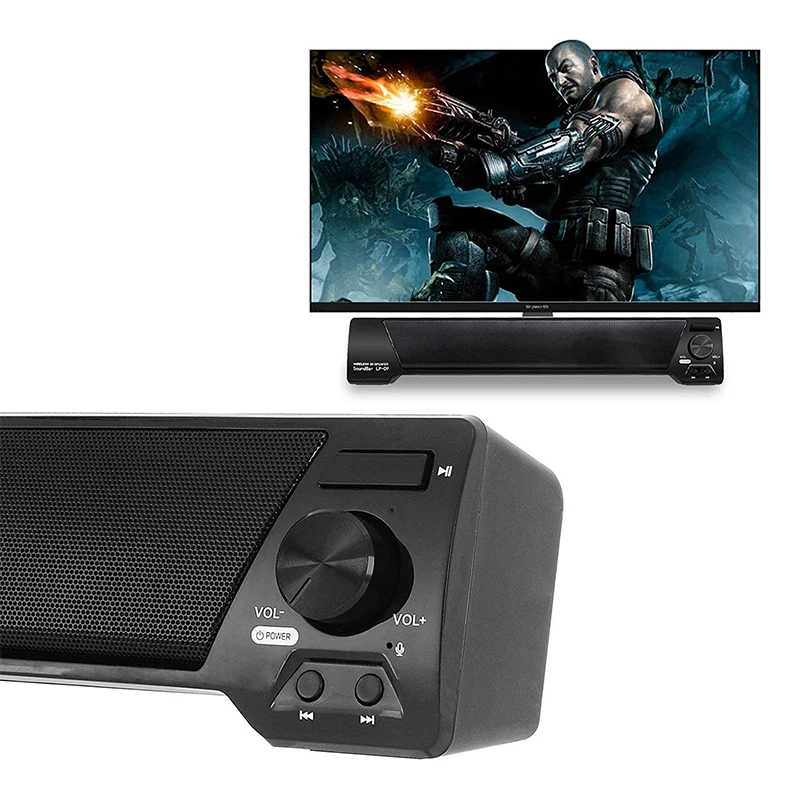LemonMan 10 Вт Bluetooth колонка 3D Звуковая Панель HIFI Беспроводная Бумбокс с поддержкой TF FM
