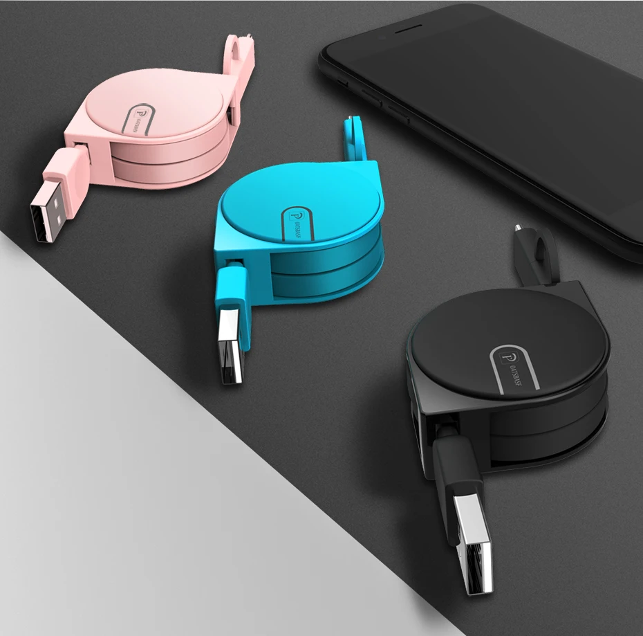 2 в 1 USB кабель для iPhone XS Max X XR 7 8 6 6S Plus Micro USB кабель для Xiaomi huawei samsung выдвижной для мобильного телефона кабель