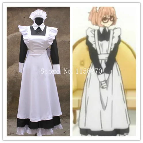 Бесплатная доставка маскарадный костюм для горничной Mirai Kuriyama|costume inflatable|costume