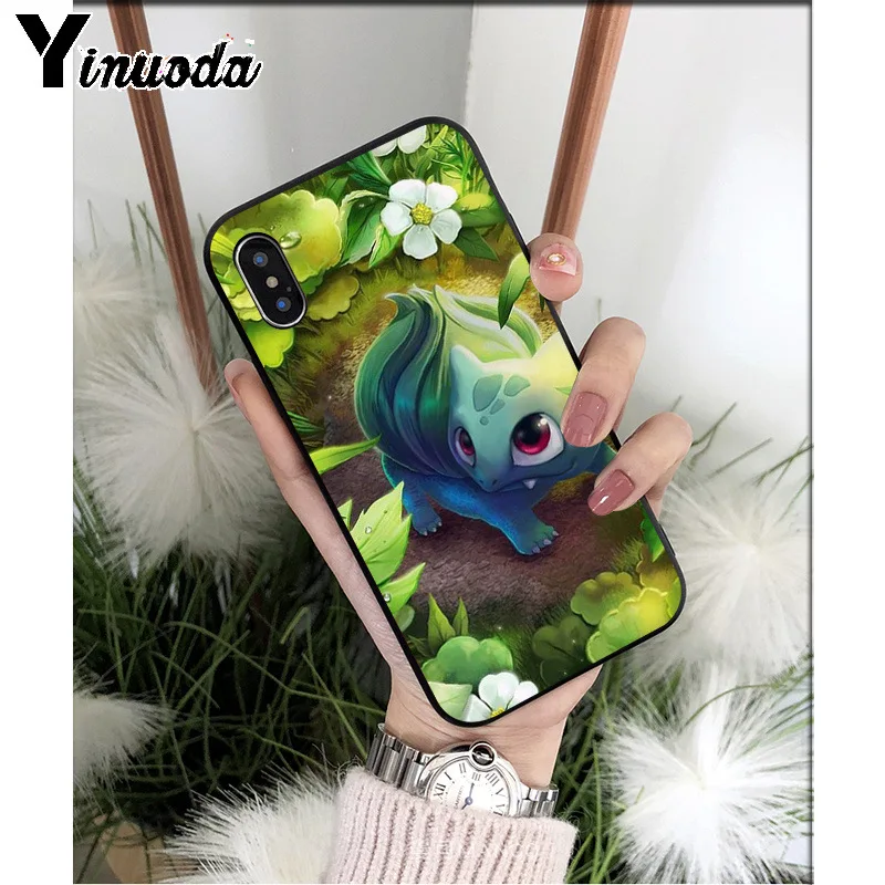 A15 Yinuoda Pokemons Ball thepikachu TPU мягкие Аксессуары для телефонов Чехол для Apple iPhone 8 7 6S Plus X XS MAX 5 5S SE XR чехол - Цвет: A15