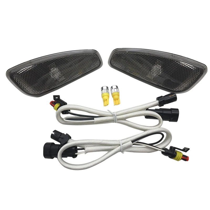 Car Turn signal head light side lamp for jeep renegade Side Reflection WarningTurn Signal Light Lamp Non polarity T10 LED bulbs |