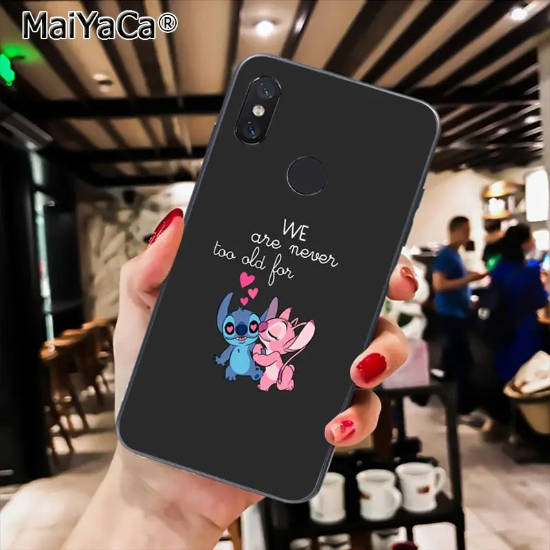 MaiYaCa милый мультфильм, Стич чехол для телефона для Xiaomi Redmi8 4X 6A S2 7A 5A Redmi 5 5Plus Note5 7 Note8pro
