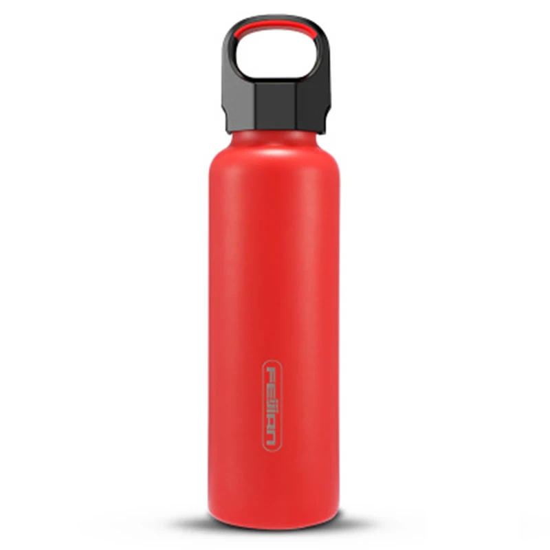 Red 660ml Спортивная бутылка 660 мл для горного велосипеда, для езды на велосипеде, термос из алюминиевого сплава, теплый чайник для воды - Цвет: Red 660ml