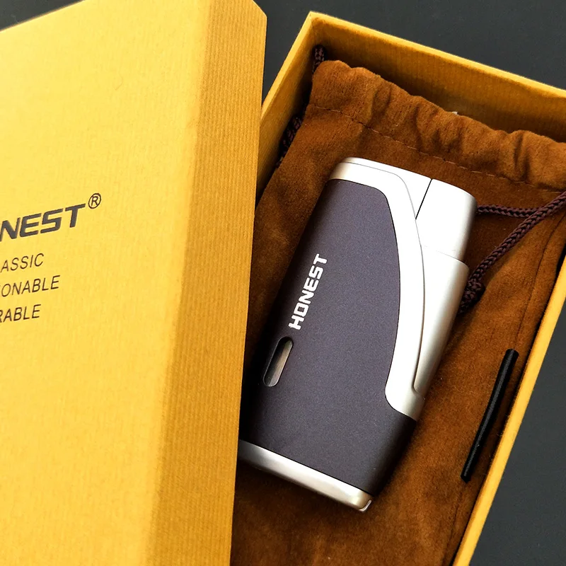 Зажигалка Honest зажигалка для газа креативная сигарет ветрозащитная струйная с