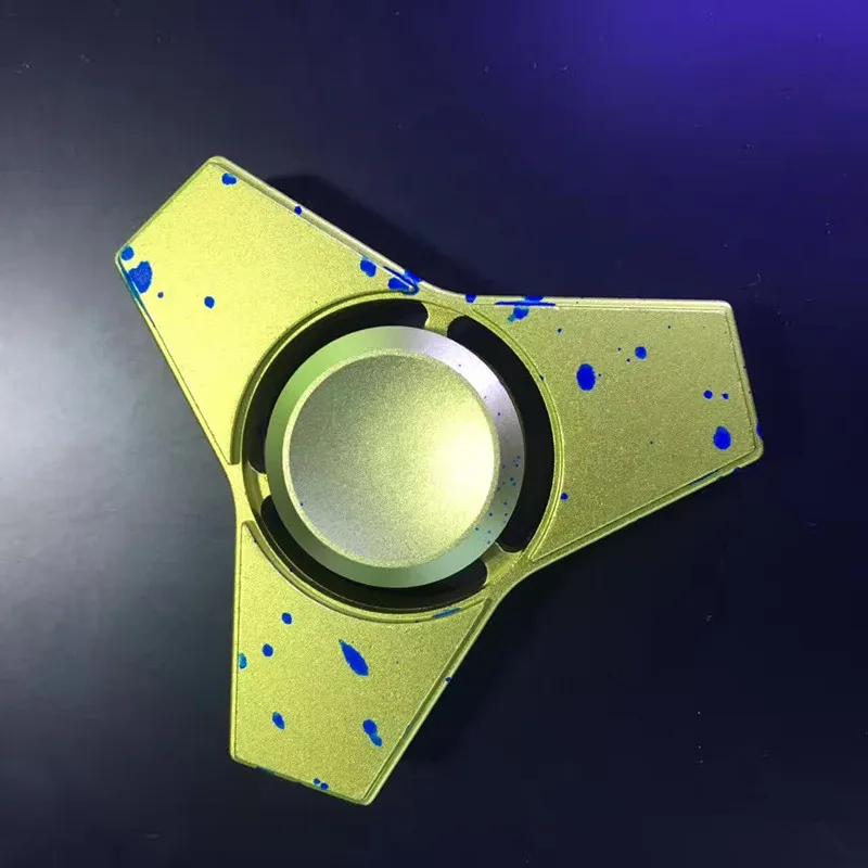 EDC Игрушечные лошадки Tri Spinner Непоседа игрушки узор ручной Радуга Спиннеры стресс