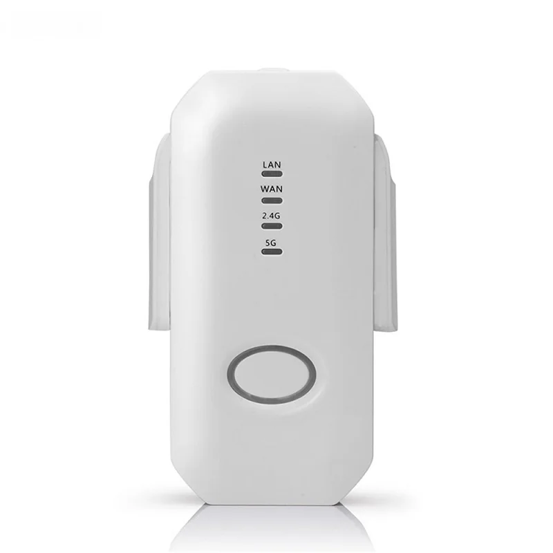 Двухдиапазонный 2,4G/5G WiFi повторитель беспроводной AC 750 Мбит/с маршрутизатор с высоким коэффициентом усиления антенны с одним ключом шифрования WPS Усилитель сигнала