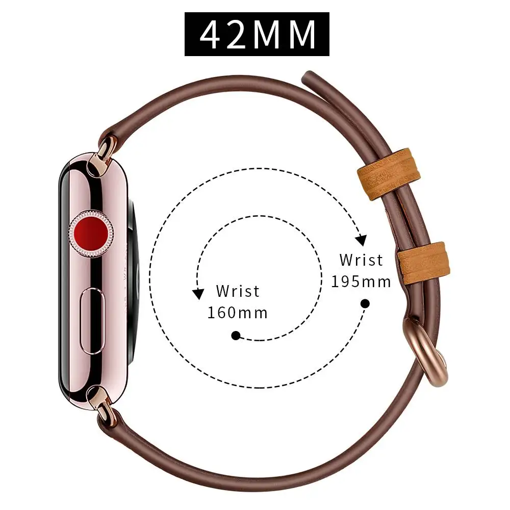 Ремешок YOOSIDE из натуральной кожи для Apple Watch Series 3/2/1 42 мм 38 | Электроника