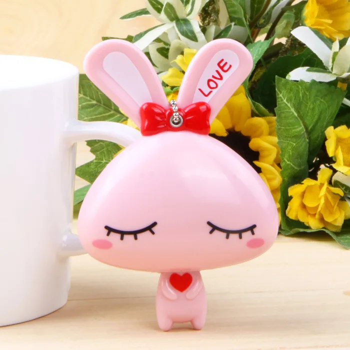 1 шт. фигурку случайным образом Симпатичные тапочки с узором в виде кролика мини