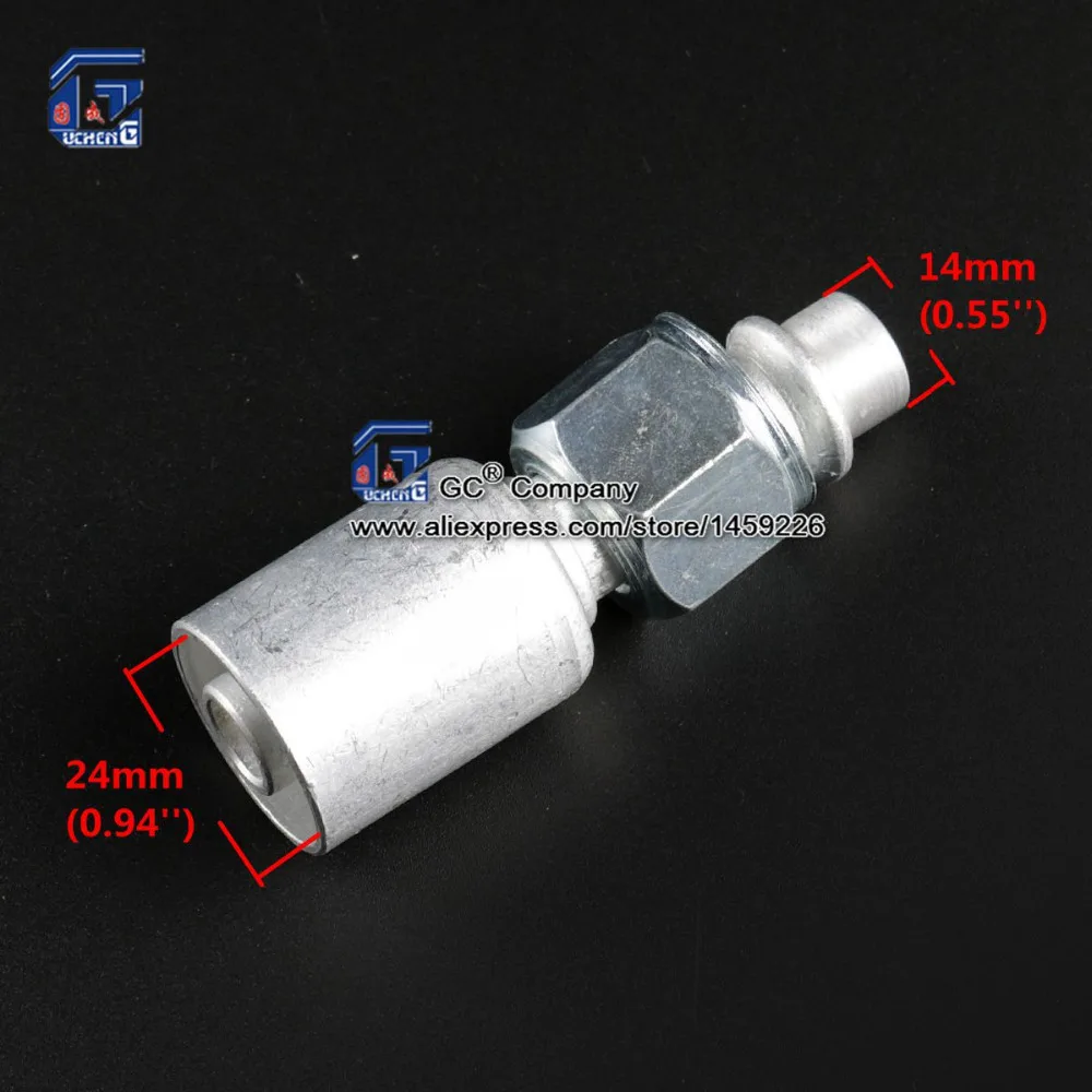 #6 #8 #10 R12 прямые женский гайка уплотнительное кольцо Beadlock фитинг с наконечником