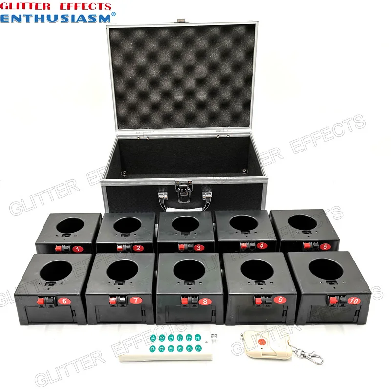 D10 Ten channel double remote control indoor fountain base wedding machine | Освещение