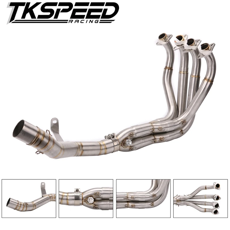 Глушитель выхлопной трубы для мотоцикла передняя звеньевая труба глушитель