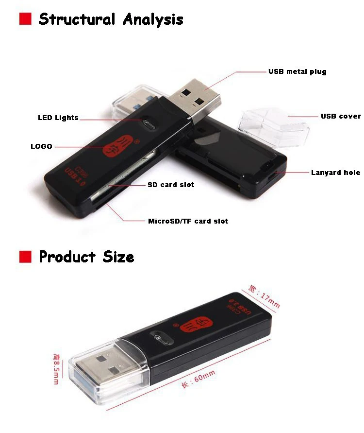 Kawau USB 2,0 Microsd кард-ридер поддерживает до 128 ГБ с sd-слотом кард-ридер C296 высокое качество скорость для компьютера
