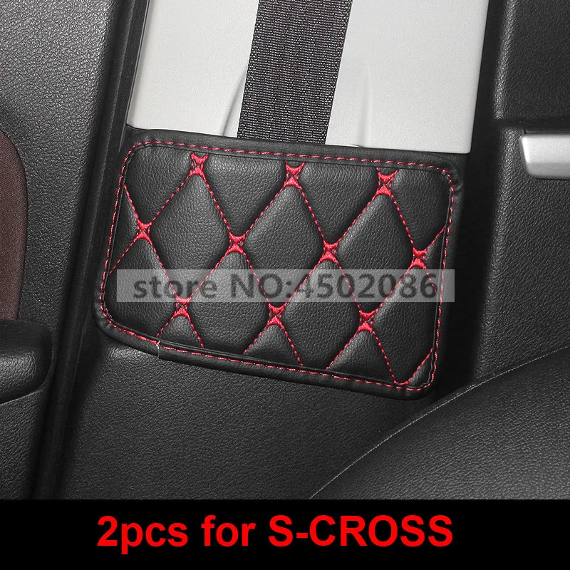2 шт. для SUZUKI Vitara S CROSS Alivio ремень безопасности Пряжка защитная накладка B Колонка защита колодки-в хром стиль fr