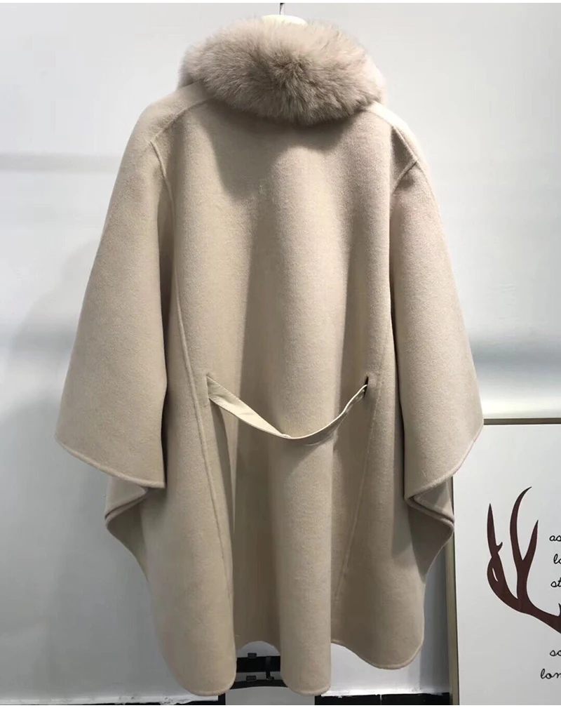 OFTBUY 2019 зимняя куртка Женское пальто из натурального меха лисы меховой воротник