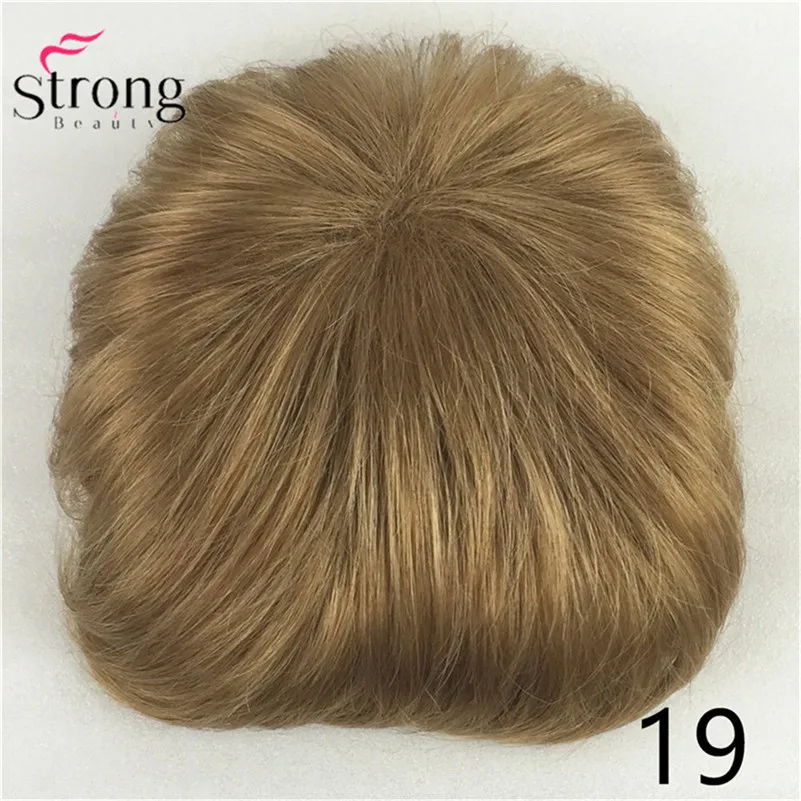 StrongBeauty парик женский Синтетический волос короткий парик наращивание волос кусок цвета выбор