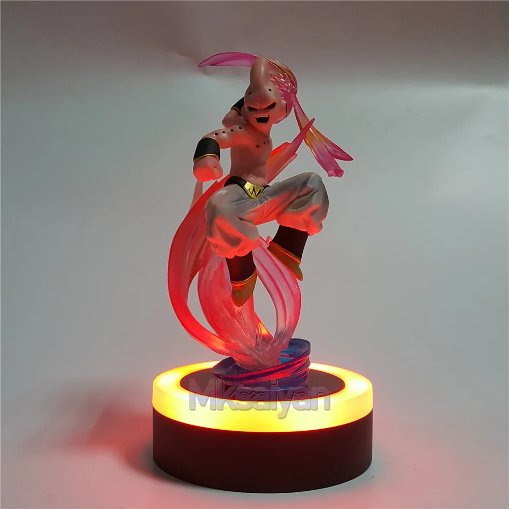 Игрушка Буу Dragon Ball, фигурка героя, светодиодная лампа, ПВХ, модель игрушки, аниме Dragon Ball Z Majin Buu, фигурка DBZ dragoall, ночник