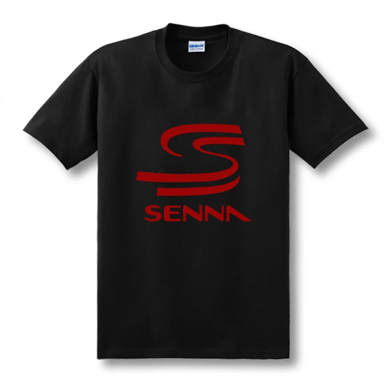Новинка, брендовая футболка HERO F1 AYRTON SENNA, Мужская футболка, размер S~ 2XL, Повседневная футболка с коротким рукавом, топ,, XS-XXL - Цвет: Black3