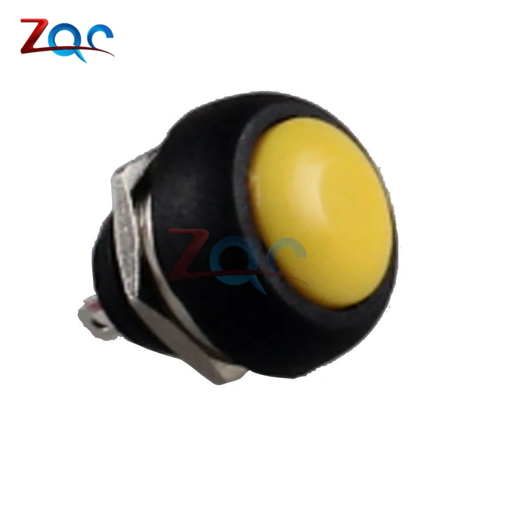 12 мм PBS-33B водонепроницаемый мгновенный вкл. Выкл. Кнопка Swithch Круглый мини-выключатель VE058