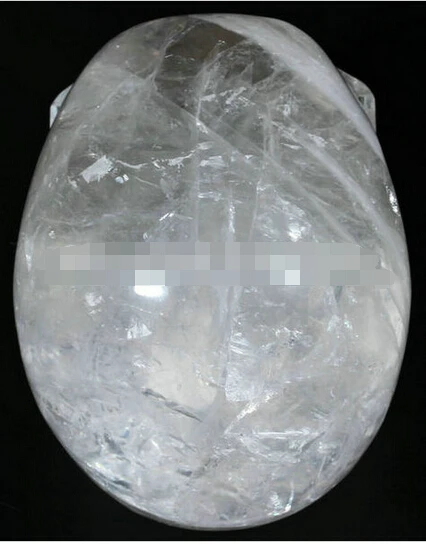 SUIRONG-412++ ОГРОМНЫЙ КВАРЦ рок резной кристалл череп, Реалистичный, исцеление