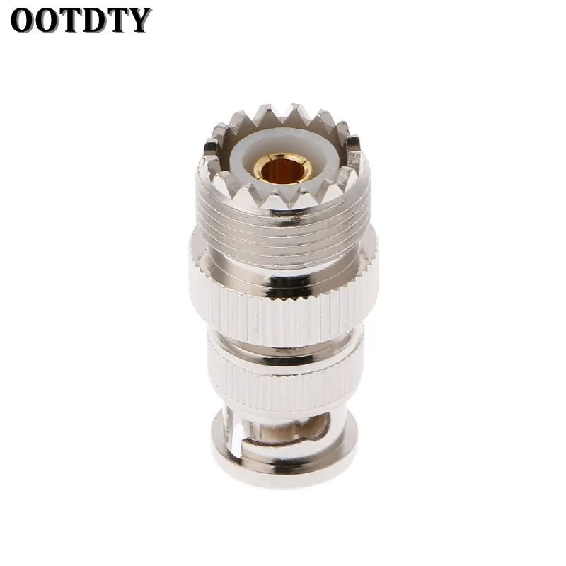 OOTDTY BNC штекер для UHF SO239 PL-259 Женский Разъем RF коаксиальный адаптер Кабельный разъем