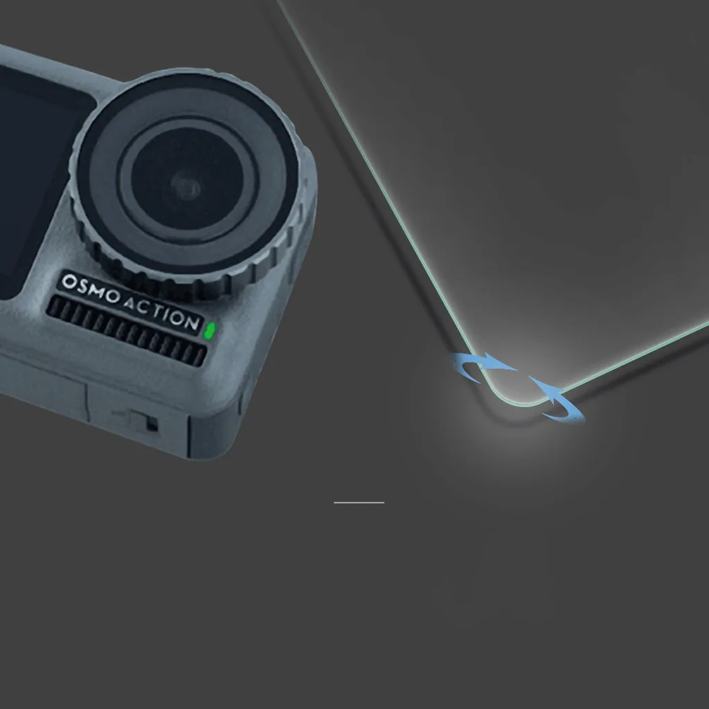 1 комплект Взрывозащищенный экран из ТПУ + Защитная пленка для объектива экшн