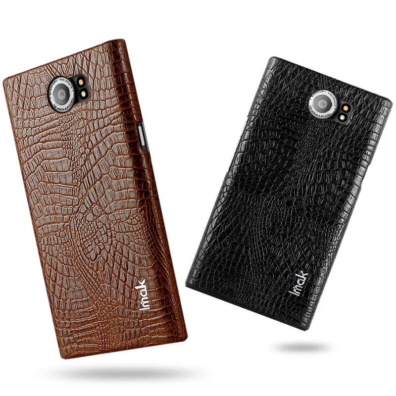 Роскошный чехол IMAK из искусственной кожи под крокодила для BlackBerry Priv/Венеции