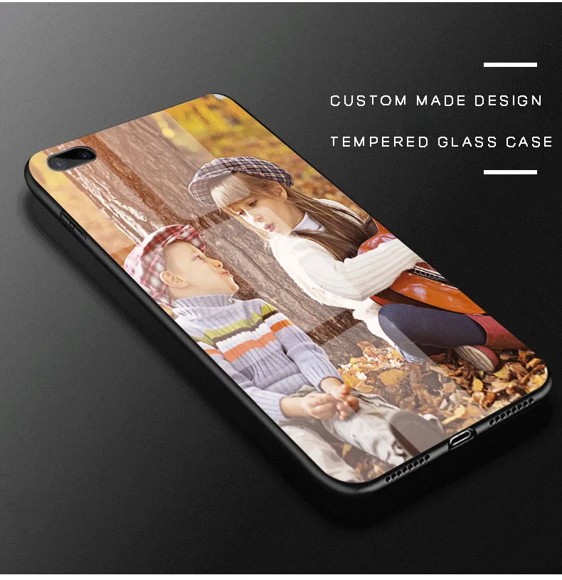 Custom Made Design Case for Xiaomi Redmi 5 Plus 6 5A 6A Note 7 Pro Prime 4 4X Mi A2 Lite DIY Tempered Glass Cover |