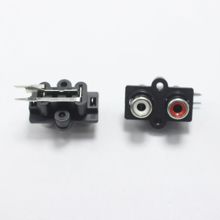 10 шт. 2 контактный разъем RCA для аудио и видео| |