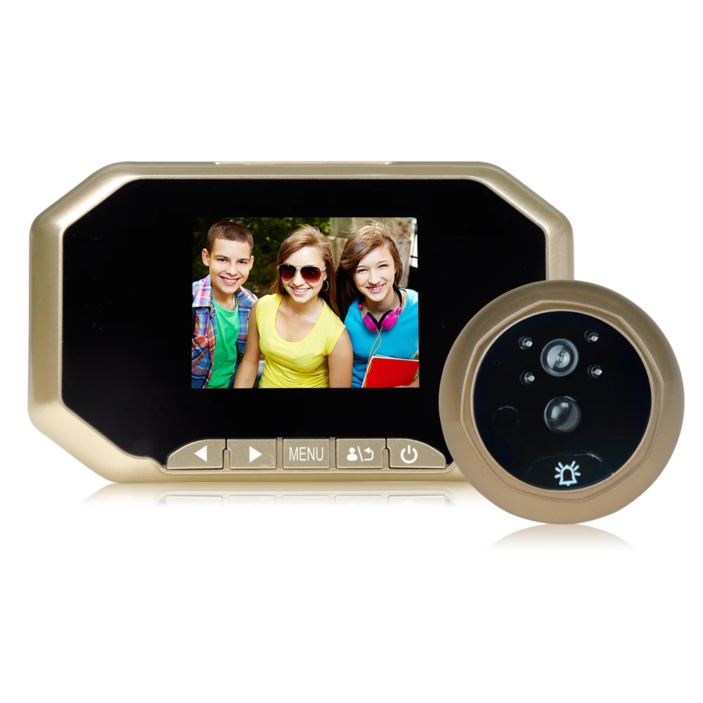 2MP 160 Degree Wide Angle Peephole Viewer Video Door Phone