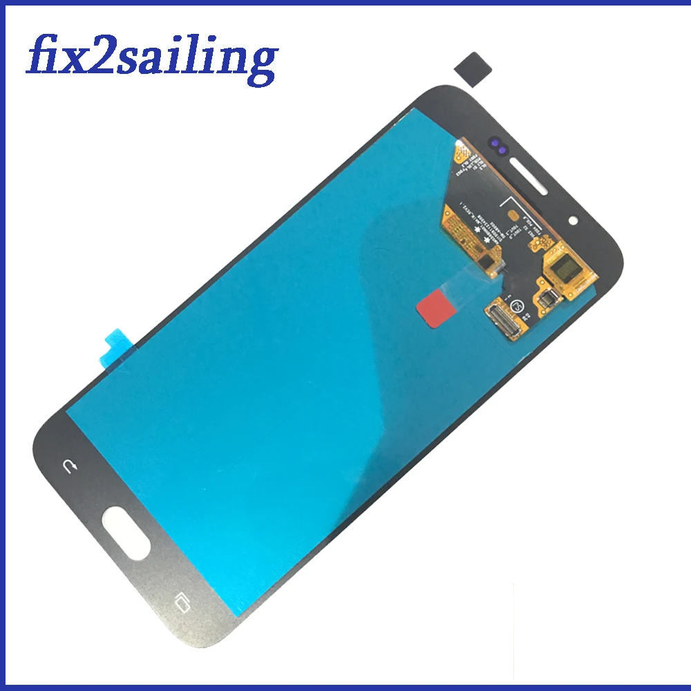 Для Samsung Galaxy A8 A8000 A800 A800F AMOLED ЖК-дисплей протестированный рабочий сенсорный экран в сборе с закаленным стеклом