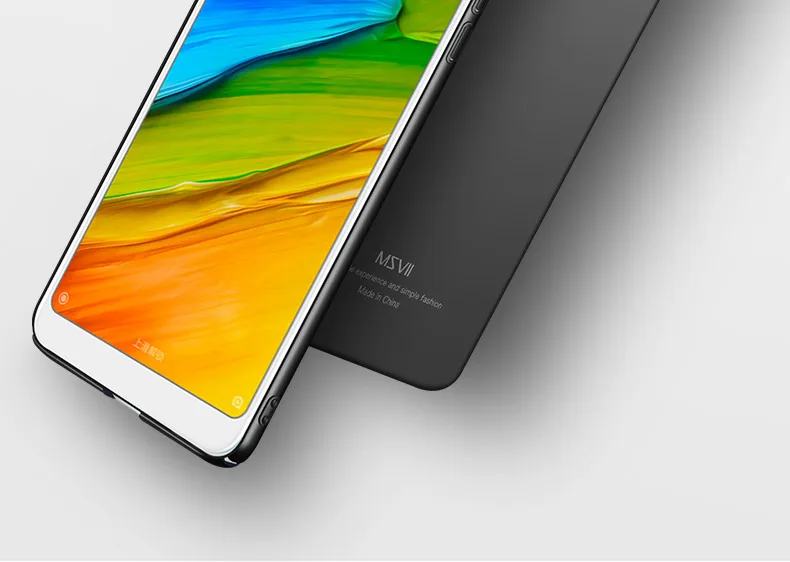 Xiaomi Redmi 5 Plus чехол MSVII Тонкий матовый чехол для Xiaomi Redmi 5 Plus чехол Xiomi матовый чехол-держатель Xiaomi Redmi5 Plus чехол s