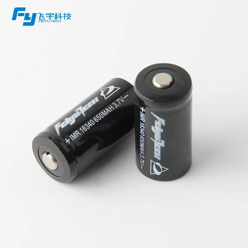 2 шт. Origtinal FY Feiyu батарея WG/G3 FeiyuTech Gimbal перезаряжаемый аккумулятор 16340 650 мАч Lipo