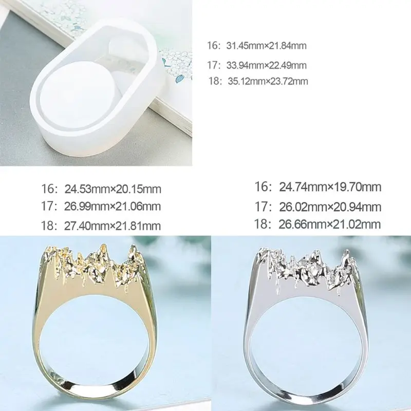 V1 Pc эпоксидная полимерная форма для колец металлическое кольцо из полимера