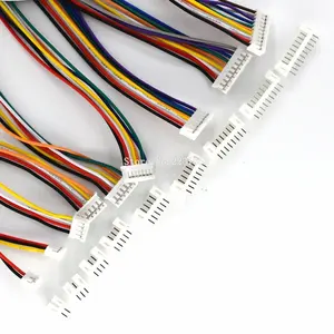 Мини-разъем Micro 2,0 PH, штекер-гнездо, 2345678910 контактов, с проводами разъем для кабелей, 300 мм, 26AWG PH2.0, 10 комплектов