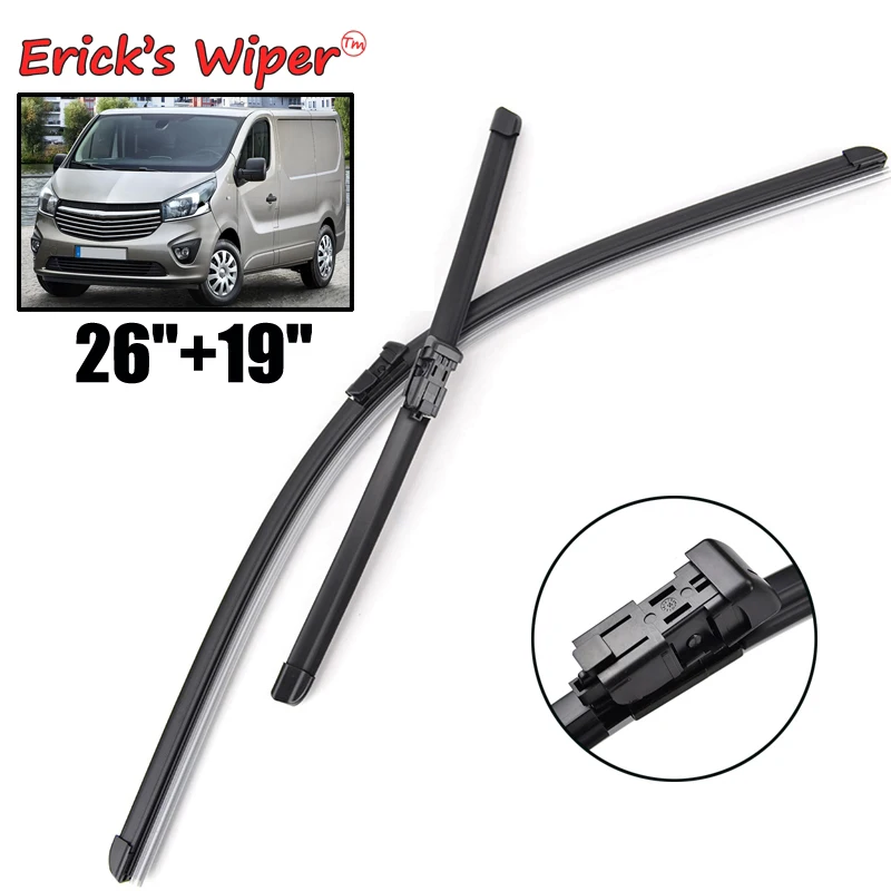 

Erick's Wiper RHD & LHD Front Wiper Blades For Opel Vivaro C MK3 2015 - 2020 Windshield Windscreen Front Window 26"+19"