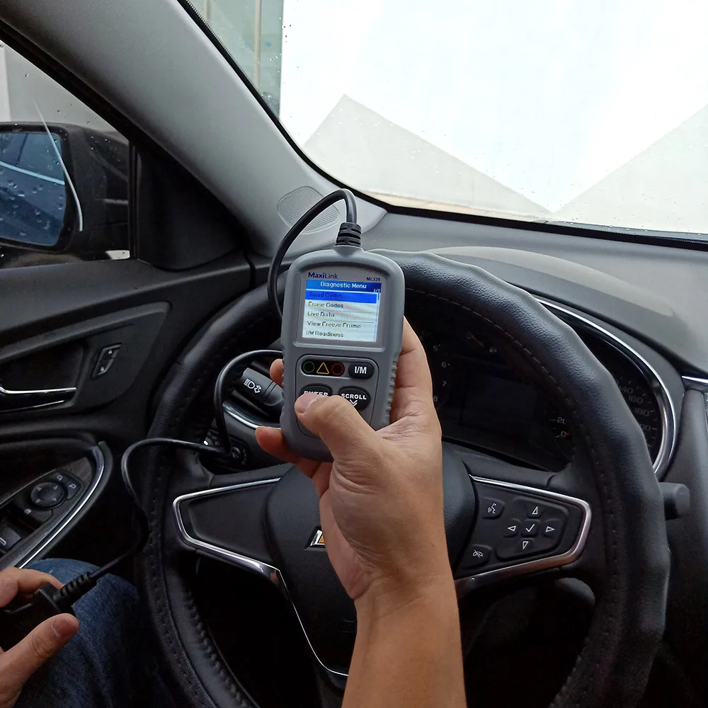 Autel MaxiLink ML329 считыватель кодов OBDII ключ готовности функция AutoVIN сканер OBD2