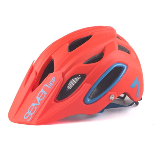 red OFF-велосипедный шлем Enduro TRAIL XC шлем MTB солнцезащитный козырек насекомые сетка велосипедные шлемы Casco ciclismo велосипед спортивная Защитная крышка - Цвет: red