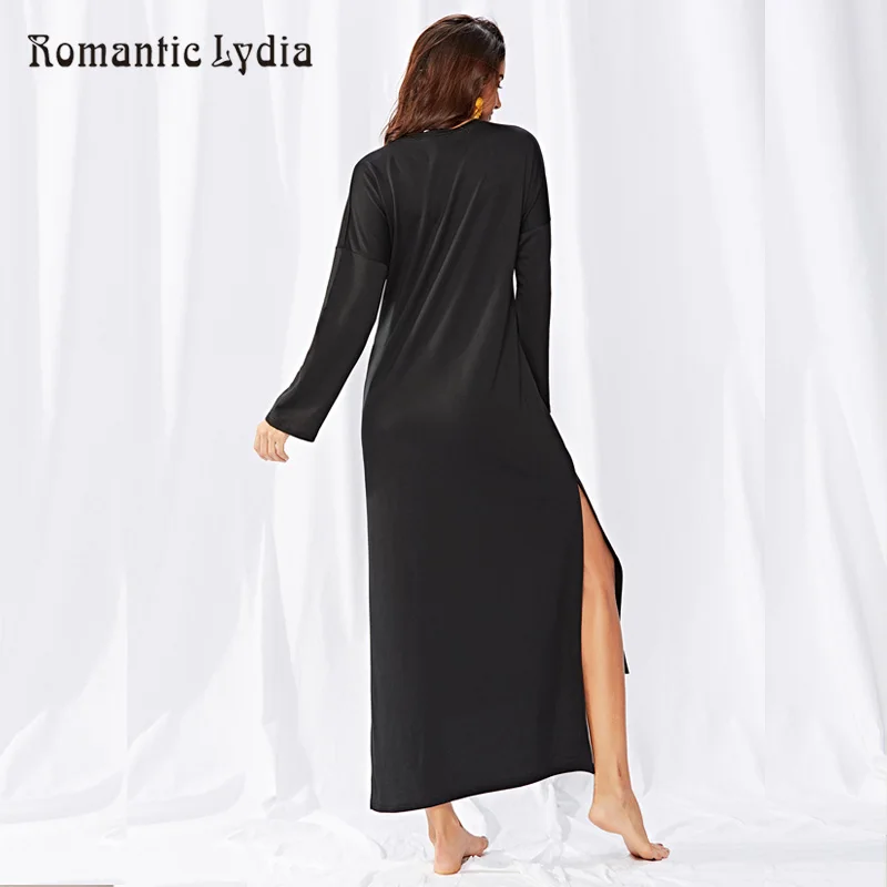 2018 осенне зимнее платье с длинным рукавом Vestidos накидка большого размера плотные
