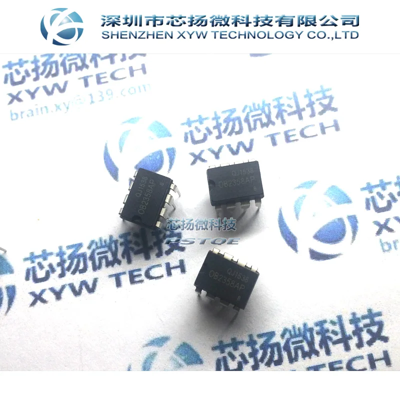 XIN YANG Electronic 10 шт./лот OB2358 OB2358AP DIP8 LCD управление питанием IC высокопроизводительный оффлайн-чип управления ШИМ.