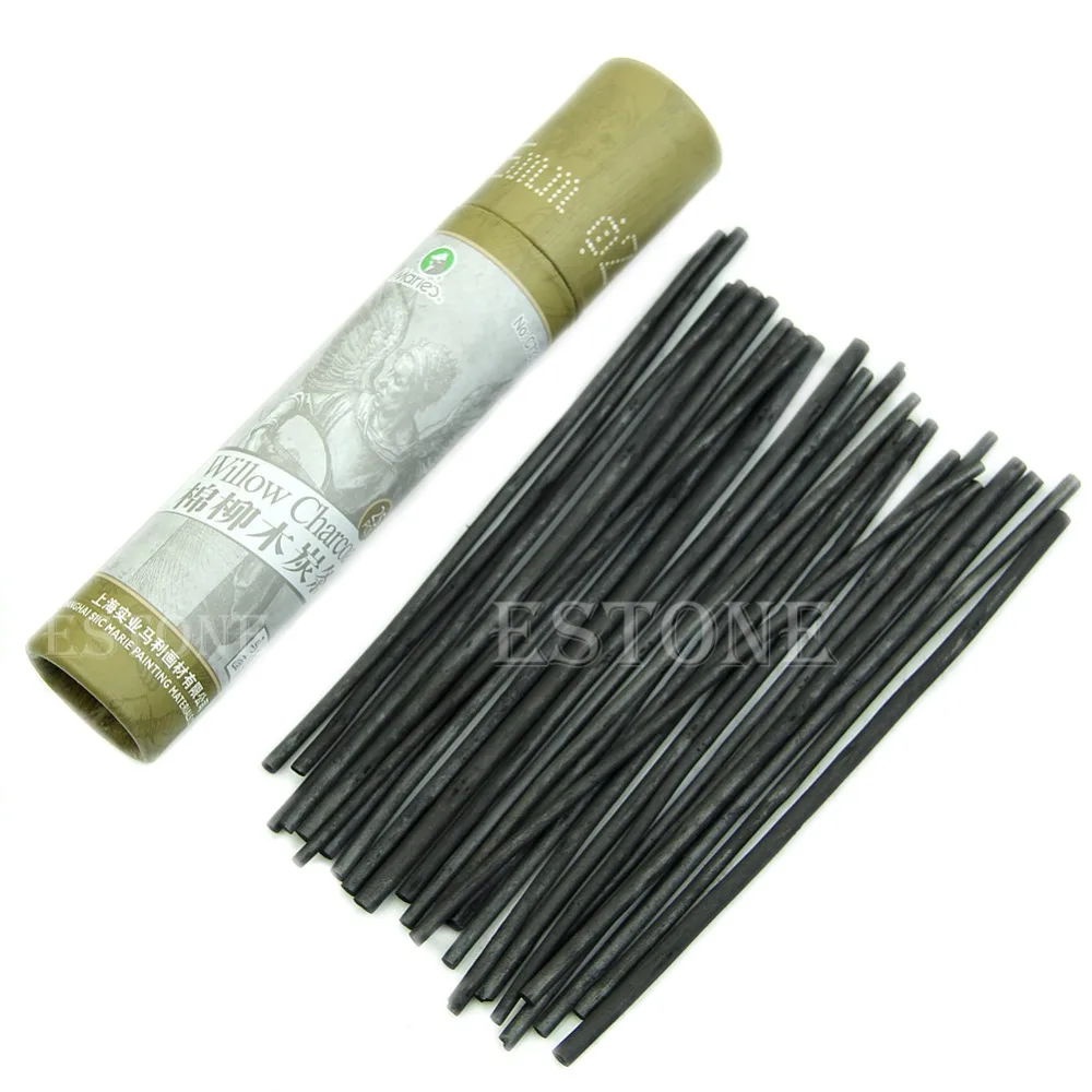 

25x Artist for Charcoal Dark Black Pencils Sketch Drawing Oil Painting