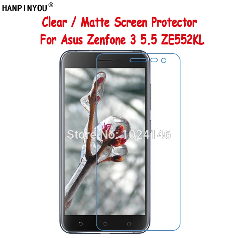 Новый HD прозрачный/антибликовый матовый передний экран протектор для Asus Zenfone 3