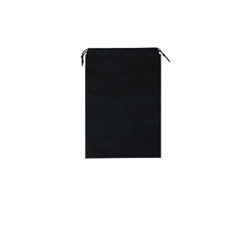 black 10 шт. тканевые фланелевые сумки для обуви, одежды, упаковки на шнурке, сумки для ювелирных изделий, пылезащитный мешок для сухого хранения, подарочные пакеты для украшения - Цвет: black
