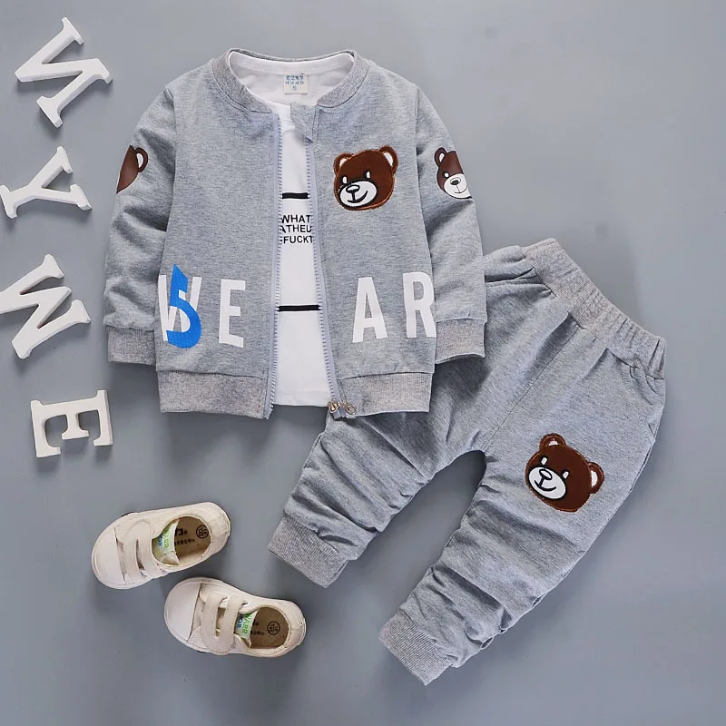 Новый комплект для мальчиков и девочек 0-1-2-3 лет на весну осень 2018 новый тренд