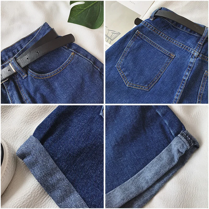 

White Vintage Denim Shorts High Waist For Women Summer Black Short Jeans Short Feminino Women High Waisted Shorts Denim