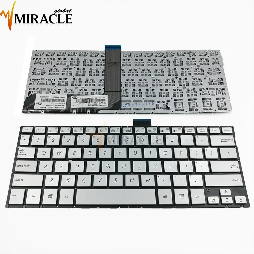 Q302 Клавиатура для ноутбука с подсветкой ASUS Vivobook Flip Q301L Q302LA P302LJ US английское