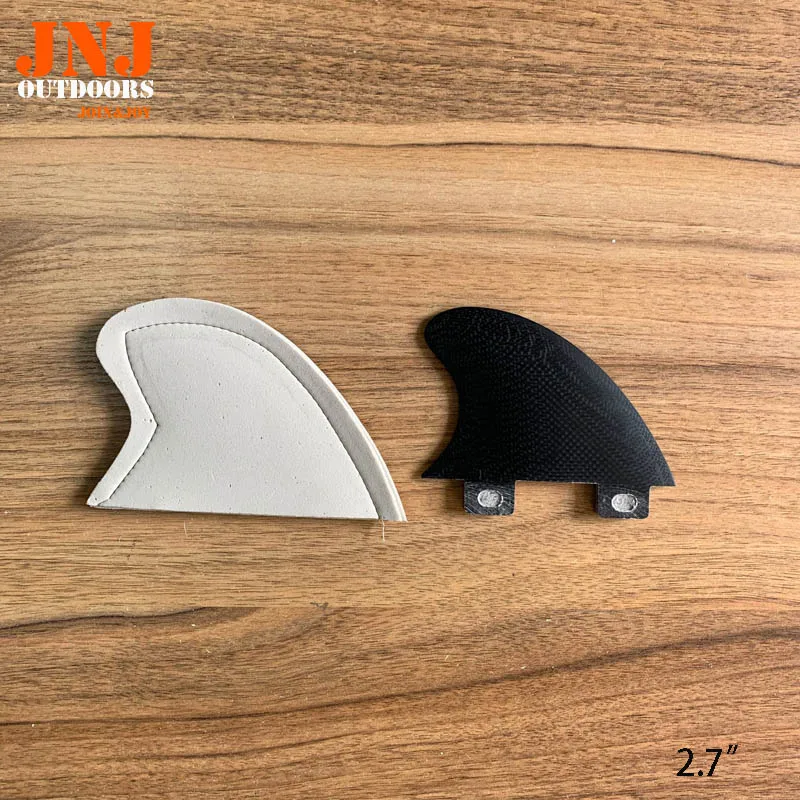 black CNC Стекловолоконная доска для серфинга fcs fin 2,7" - Цвет: black