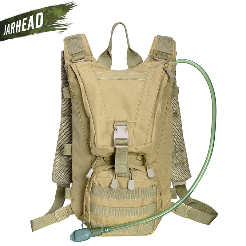 2.5L Открытый Рюкзак Molle военный тактический гидратор сумка Велоспорт воды мешок кемпинг езда Пешие прогулки Оксфорд Верблюд Сумка для воды